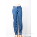 Großhandel Damen Stretch Jeans Solide Farbhose